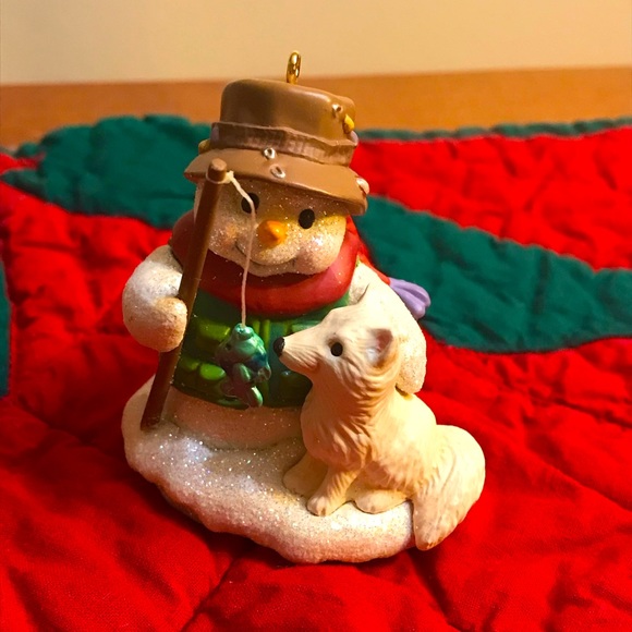 Hallmark Other - Hallmark 2008 Snowman Ornament EUC.